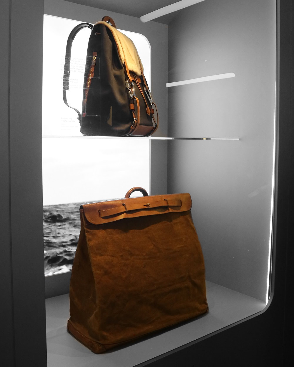 Kuala Lumpur, Malaysia - July 30, 2019: Louis Vuitton Keepall Bag  collections showcase at the Time Capsule Exhibition by Louis Vuitton KLCC  in Kuala Lumpur. Stock Photo